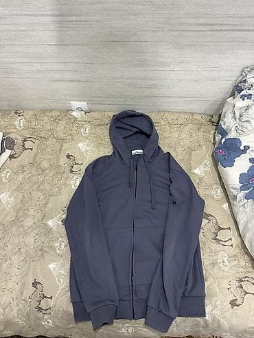 стильный бомбер: Толстовка Stone Island на молнии с капюшоном (без патча) Состояние - — 2