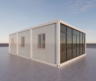 дом с времянкой: Модулдук үй 6×3м — офис, соода түйүнү же убактылуу жашоо үчүн эң сонун — 7