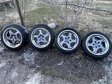 колпачки: Колеса в сборе 245 / 45 / R 17, Зима, Б/у, Комплект, Легковые, Литые, отверстий - 4 — 1