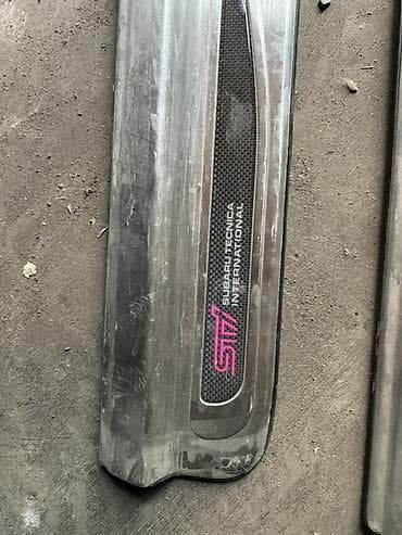 клыки на легаси: Декоративные накладки На пороги, Пластик, Subaru — 1