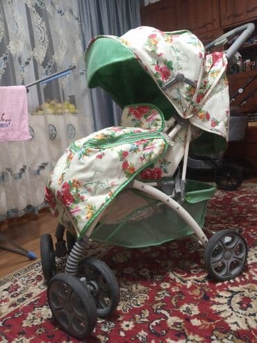 дождевик на коляску: Коляска, Б/у — 3