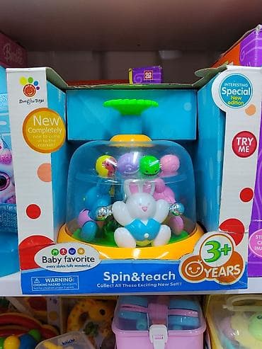 Развивающая игрушка «Spin & Teach» для детей 3+ - Яркая вертушка — 1