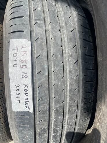 шины бу из японии: Шины 215 / 55 / R 18, Лето, Б/у, Комплект, Легковые, Япония, Toyo — 1