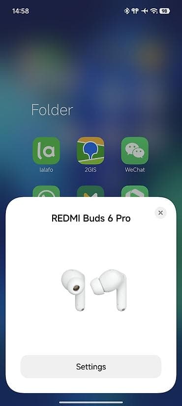 hyper x: Redmi Buds 6 Pro — полностью беспроводные наушники с активным — 3
