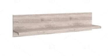 стеклянные полки: Полка навесная Джаз, Каштан найроби Светлый, Анрэкс (Беларусь) — 1