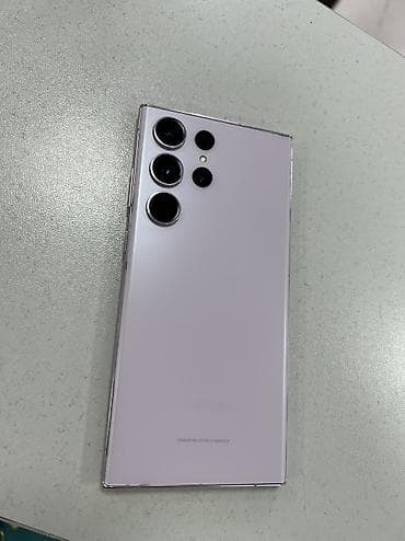 tab s: Samsung Galaxy S23 Ultra, Б/у, 256 ГБ, цвет - Фиолетовый, 2 SIM — 1