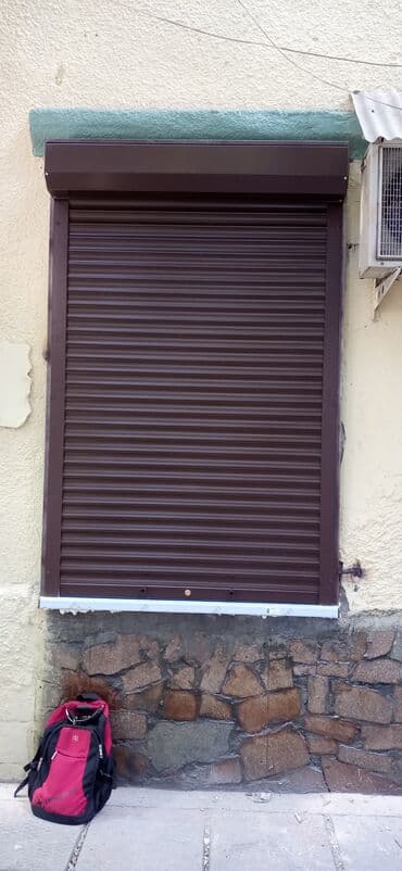 ворота для гаража цена: Ролл дверь, Жалюзи дверь, Алюминий, Бесплатная доставка, Бесплатная установка — 7