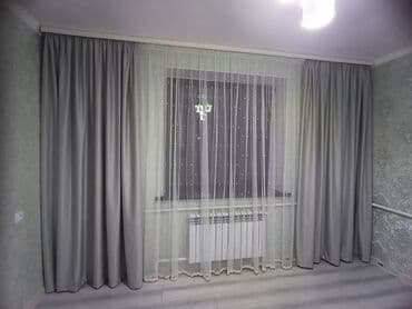 шторы деревянные: Комплект штор, Бамбук, С тюлем в комплекте, Готовое изделие, Новый, Для зала — 9