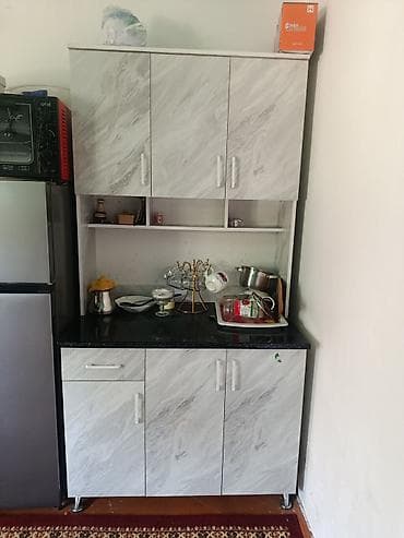 Ашкана гарнитурлары: Ашкана гарнитуру, түсү - Боз, ДСП — 1