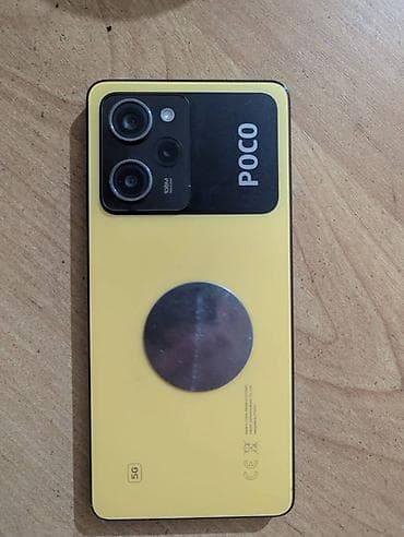 Poco X5 Pro 5G, Б/у, 256 ГБ, цвет - Желтый, 2 SIM