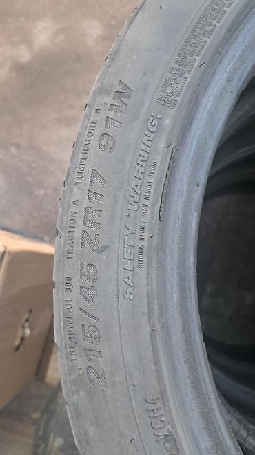 hs5: Шины 215 / 45 / R 17, Лето, Комплект, Корея, Kumho — 4