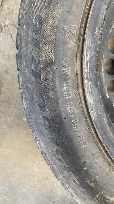 шины 225 60 15: Колеса в сборе 215 / 60 / R 16, Всесезонная, Запаска, Легковые, Железные, отверстий - 5 — 2