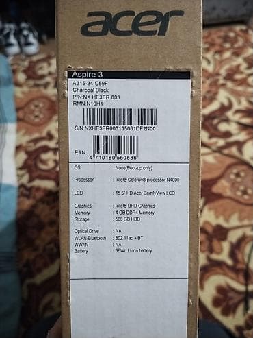 Ноутбуки Acer: Срочно Срочно ❗ Acer Aspire 3 (серия A315) - Экран 15.6" с тонкими — 9