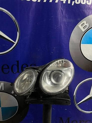 e 303: Передняя левая фара Mercedes-Benz 2004 г., Б/у, Оригинал, Япония — 1
