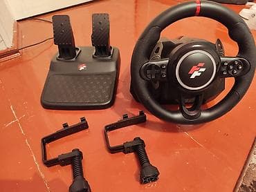 Игровой руль для пк sepang mini f118, в идеальном состоянии, полная