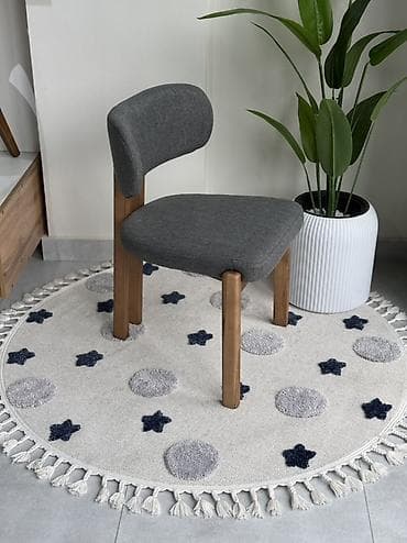 small table: Стул для кухни, Новый, Дерево, В рассрочку, цвет - Бежевый — 6