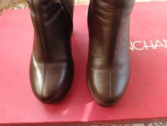 женская модельная обувь больших размеров: Продаю Сапоги женские демисезонные, размер 35-36 на узкую ногу кожа — 1