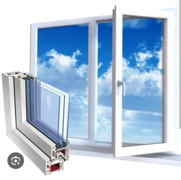 конструктор дом: Пластиковое окно на заказ, Тип окна: Фасадные, Декоративные особенности: Другие особенности, Без установки, Без рассрочки — 1