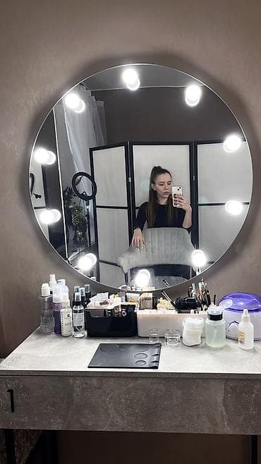 туалетный столик с подсветкой бишкек: Туалетный столик, С подсветкой, цвет - Белый — 7