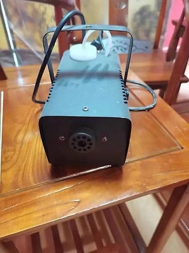 Тигүү цехтери үчүн жабдуулар: Сухой туман Цена:2500+вес(1кг-3$) Это дымовая машина с RGB-подсветкой — 3