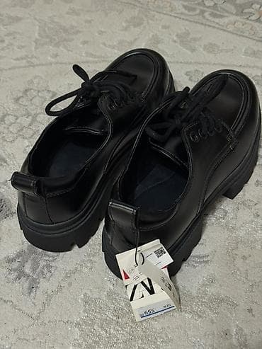 куртки адидас мужские зима: Мужские туфли, 43, Zara, Новый, цвет - Черный, Самовывоз, Бесплатная доставка — 3