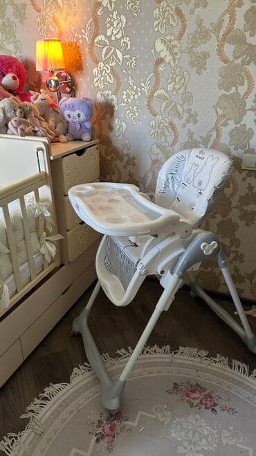 буфет для кухни бу: Балдар үчүн отургуч, Колдонулган, Темир, түсү - Ак, Өзү алып кетүү — 2