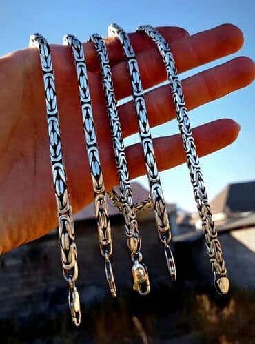 Серебряные Цепи и Браслеты Ручная работа 925-960 проба Делаю
