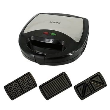 фен сокани: Седвичница 3 в 1 Sokany !! • Сендвич !! • Вафли !! • Гриль !! — 1