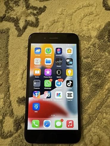 IPhone 8 Plus, 128 ГБ, Черный, Кабель, 100 %