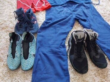 Эркектер кийими: Набор экипировки для борьбы/дзюдо и вольной борьбы. Состав: - Кимоно — 1