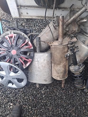 провод обмоточный: Глушитель Nissan Б/у, Оригинал — 2