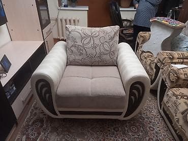 поролон для мебели купить: Кресло кровать.широкое с мягким сиденьем и большой подушкой-спинкой — 3