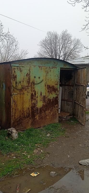 Башка: Металлический гараж-ракушка/бокс. - Материал: стальной лист, каркас — 1