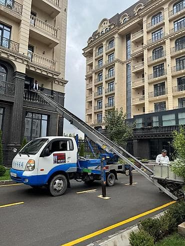 ножничный подъемник: Услуги подъёмника-лифта на автошасси для подъёма грузов на этаж - — 3