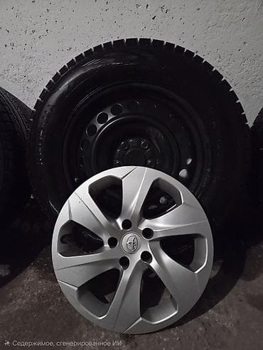 Колеса в сборе 225 / 65 / R 17, Зима, Б/у, Комплект, Внедорожные (АТ/МТ), Железные, отверстий - 5