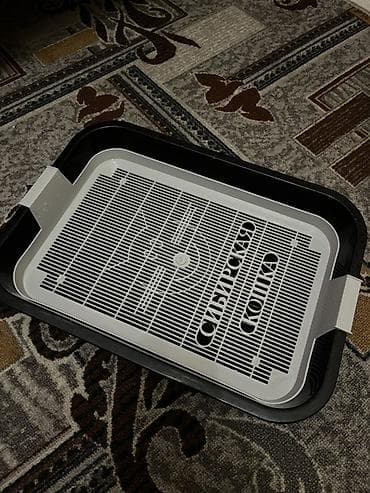 Лоток для кошек «Сибирская кошка» с решёткой - Тип: открытый туалет