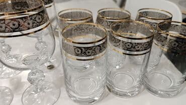 колыбель бу: Продаю,фужеры,стаканы,рюмки, производство Чехия,все по 6шт,вазы под — 3