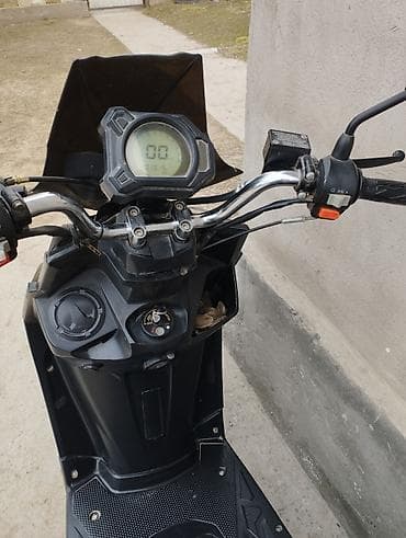 вентилятор степ: Скутер JIlang, черный, спортивный дизайн 49 куб — 4