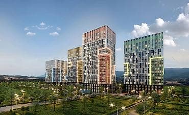 Квартиры: 2 комнаты, 83 м², Элитка, Асанбай мкр Элитка, 19 этаж, ПСО (под самоотделку) — 4