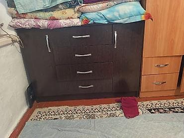 спальные гарнитуры ош: Комплект мебели и спального места для комнаты. В состав входят: - — 2