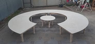 Стол для зала, Новый, Раскладной, Овальная