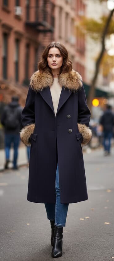 свадебные платья в бишкеке цены на прокат: Пальто, Классика, Зима, По колено, Двубортная модель, M — 1