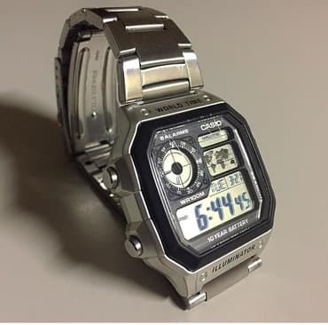 часы lapgo: Модель часов ае1200whd функции : секундомер, будильник, мировое — 8