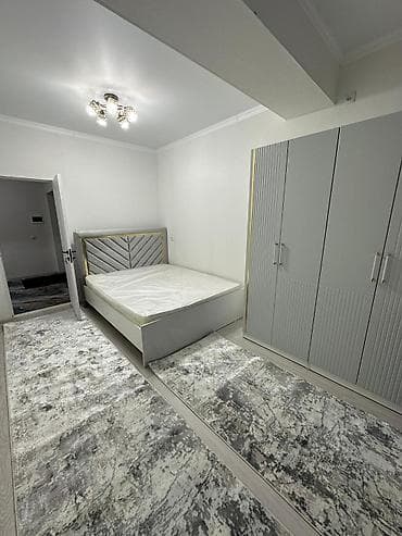 Шкафы: Спальный гарнитур, Новый, Двуспальная кровать, цвет - Серый — 1