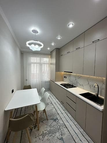 город кызыл кия: 1 комната, 42 м², Элитка, 4 этаж, Дизайнерский ремонт — 4