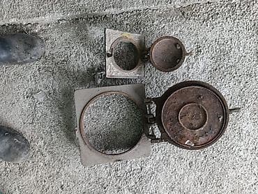 Все для дома и сада: Чугунные дверцы для печи/каминные задвижки (комплект из 2 шт.) — 2