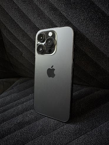 iphone 12 pri: IPhone 14 Pro, Б/у, 256 ГБ, Black Titanium, Чехол, 83 % — 1