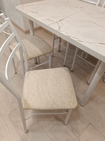 купить стол для шитья: Продам стол со стульями (4 шт), новый, не подошел по размеру. Отдам за — 3