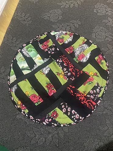 диваны с креслами: Круглые напольные подушки/сидушки ручной работы - Диаметр: примерно — 3