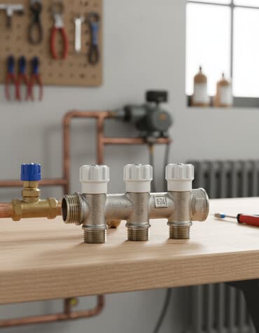 краник: Регулирующий клапан, Материал: Латунь — 1